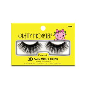 Pretty Monster Dramatic 3D Faux Mink Lashes (Option: 3039)