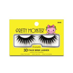 Pretty Monster Dramatic 3D Faux Mink Lashes (Option: 3040)