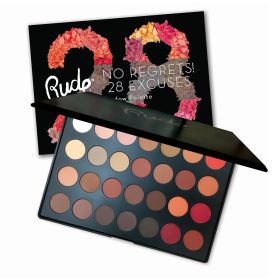 RUDE No Regrets! 28 Excuses Eyeshadow Palette (DC) (Option: Leo Matte (DC))