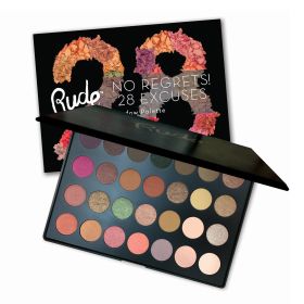 RUDE No Regrets! 28 Excuses Eyeshadow Palette (DC) (Option: Virgo)