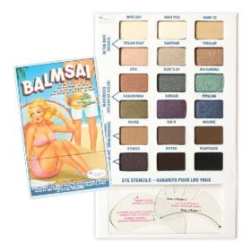 theBalm Balmsai Eyeshadow and Brow Palette with Shaping Stencils - 18 Colors (Option: Default Title)