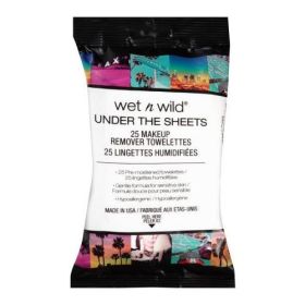 WET N WILD Under the Sheets Makeup Remover Wipes - 25 Towelettes (Option: Default Title)