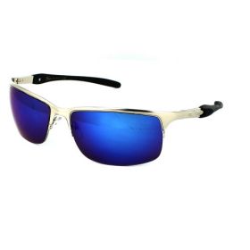 KHAN Sunglasses Sport 3737 (Option: Silver-Blue)